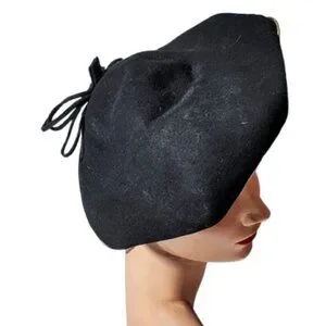 Vintage | Accessories | 94s Black Felt True Vintage Tall  display picture 3